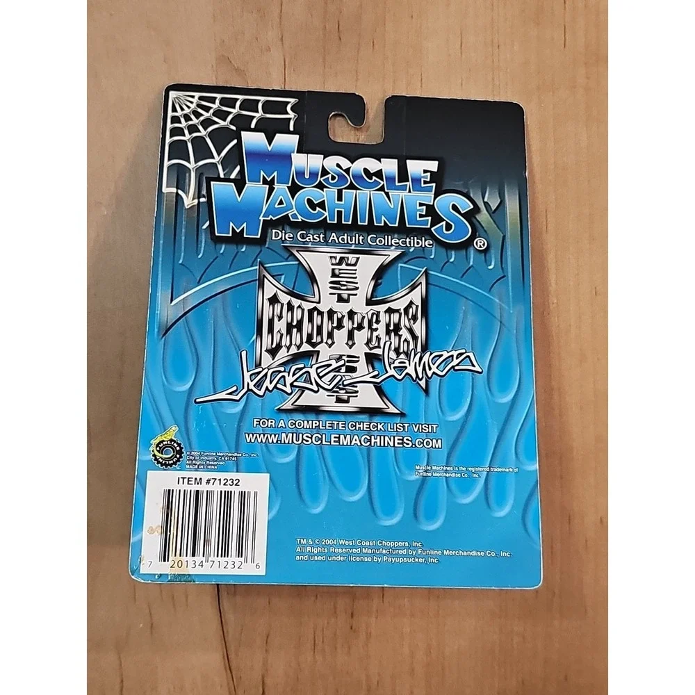 MUSCLE MACHINES Jesse‎ James West Coast Choppers PENNY SAVED Motorcycle 1:31 New - Picture 2 of 2